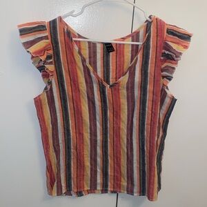 SHEIN RAINBOW BLOUSE